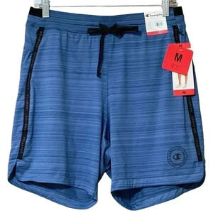 Champion Active Shorts Men’s Medium Blue Athletic Gym Workout NWT